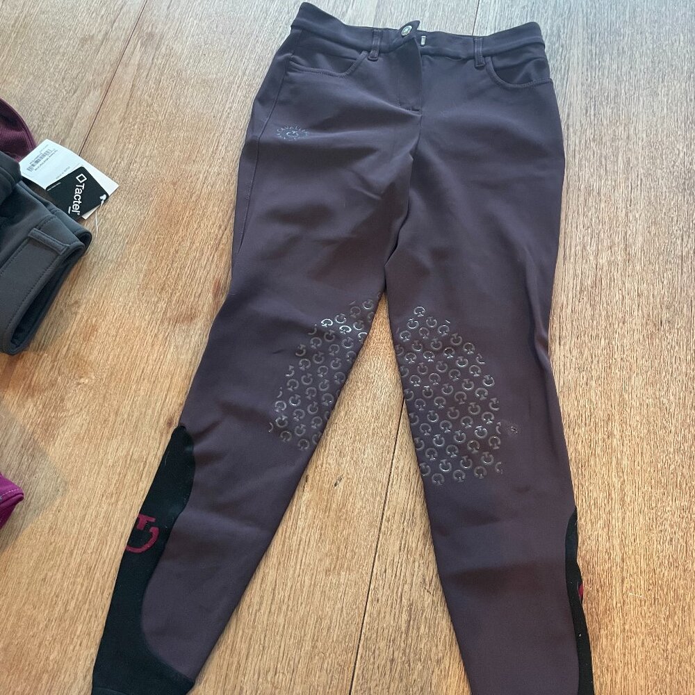 Plum Cavalleria Toscana Kids breeches Size 12
